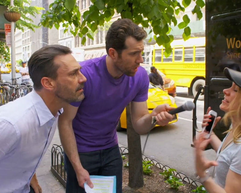 Billy Eichner & Jon Hamm Really Want To Know If You'll Have A Threesome With Them