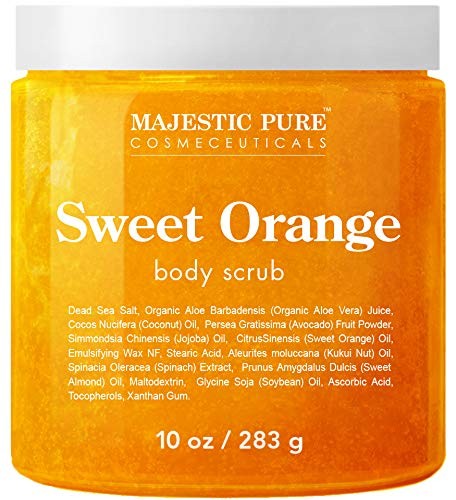 Majestic Pure Cosmeceuticals Sweet Orange Body Scrub