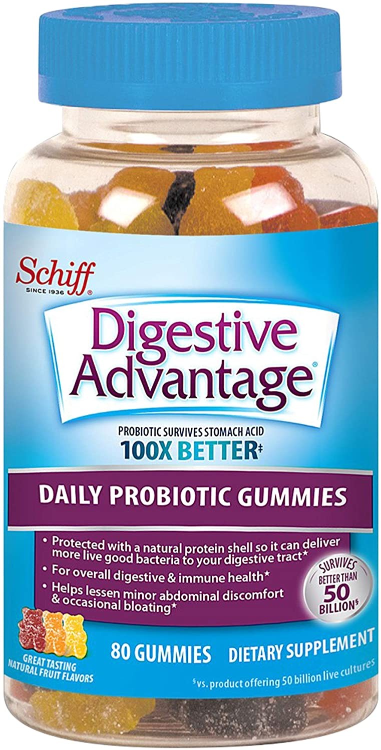 Schiff’s Digestive Advantage Daily Probiotic Gummies 