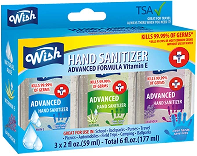 Wish Hand Sanitizer Assorted Scents