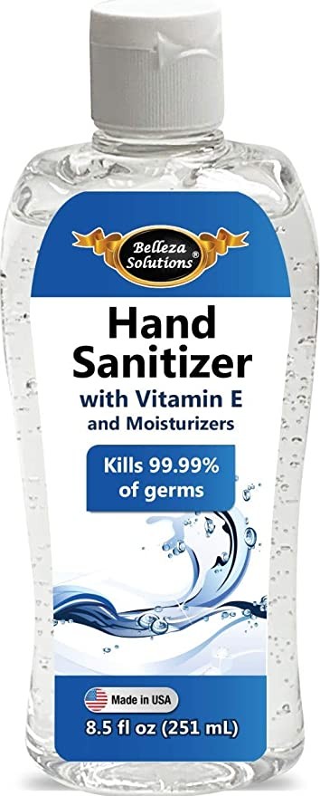 Belleza Solution Hand Sanitizer Gel with 70% V/V Alcohol Based