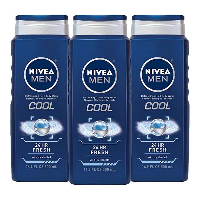 Nivea Men Cool 3-in-1 Body Wash