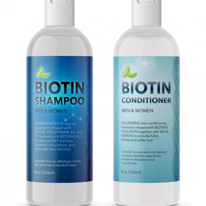 Maple Holistics' Biotin Shampoo and Conditioner Hair Loss Treatment for Thinning Hair 