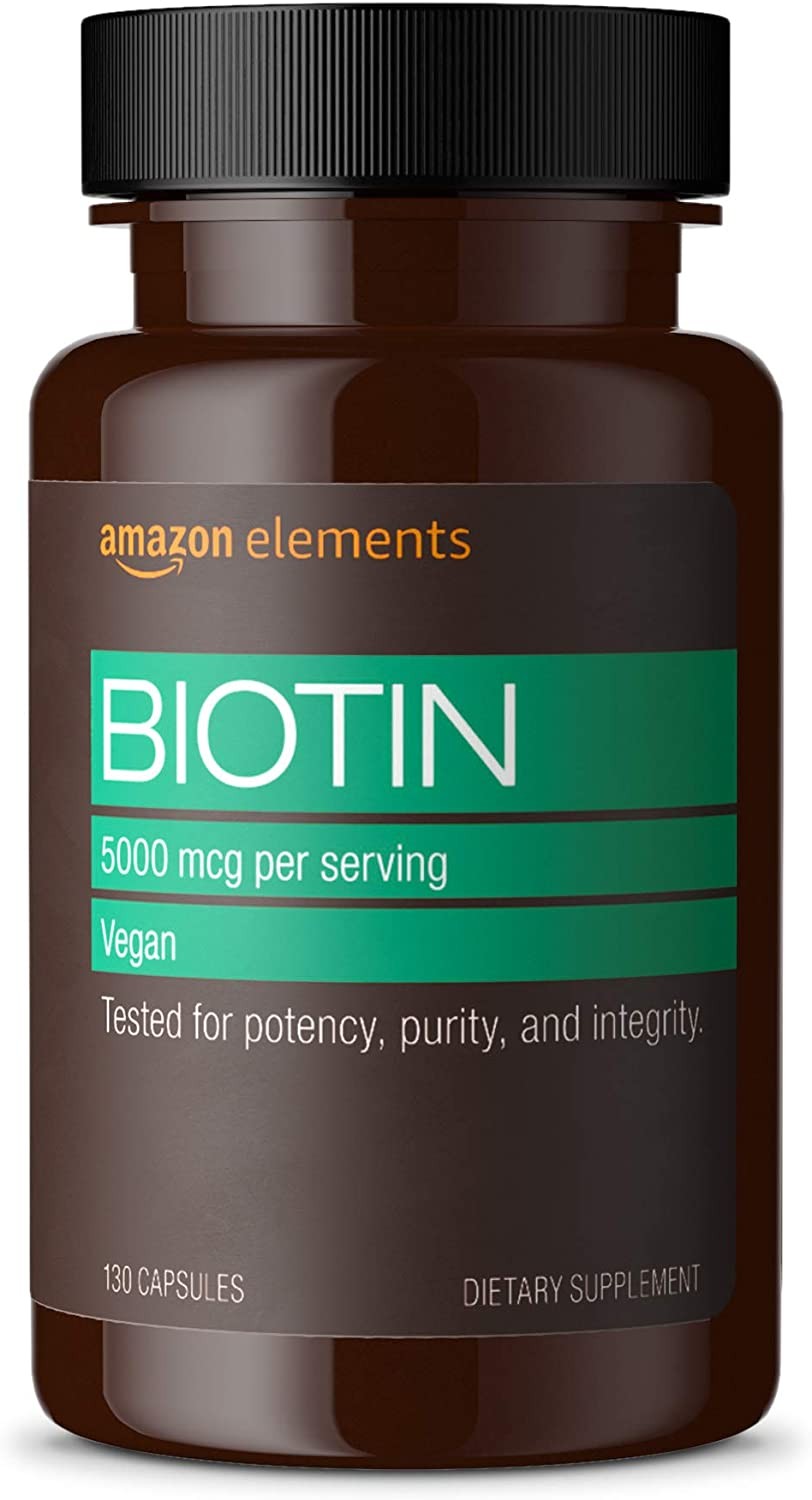 Amazon Elements Vegan Biotin 5000 mcg