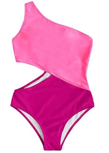 SweatyRocks One-Shoulder Cutout Monokini