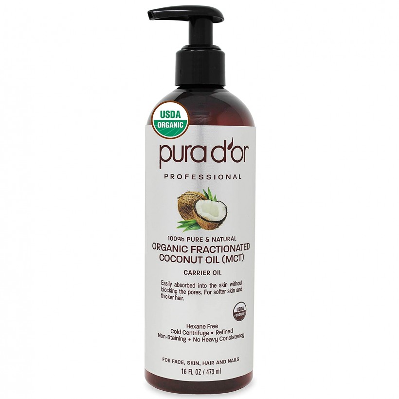 PURA D’OR Organic Fractionated Coconut Oil