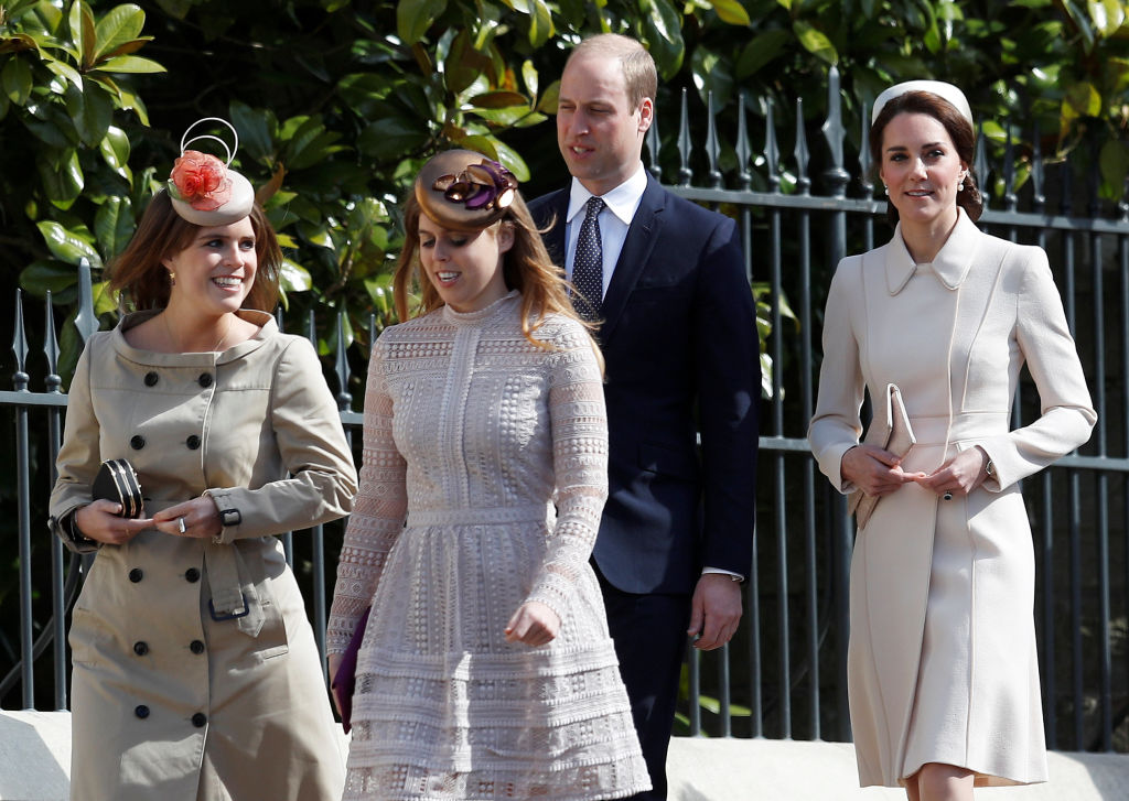 British royal family, Princess Eugenie, Princess Beatrice, Prince William, Kate Middleton Duchess of Cambridge