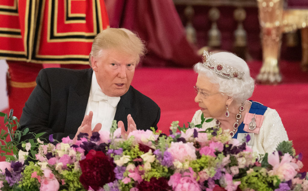 President Donald Trump, Queen Elizabeth II