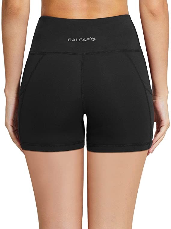 BALEAF Women's High Waist Exercise Shorts 