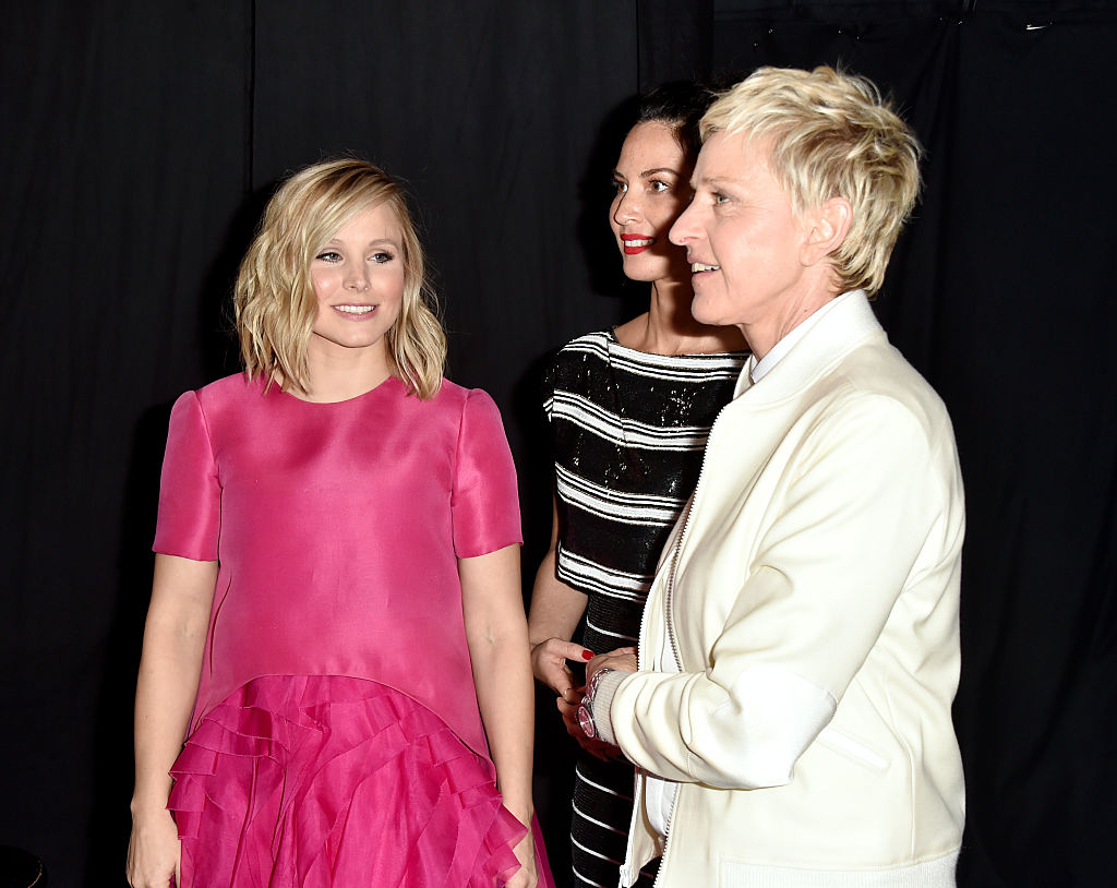 Ellen DeGeneres and Kristen Bell