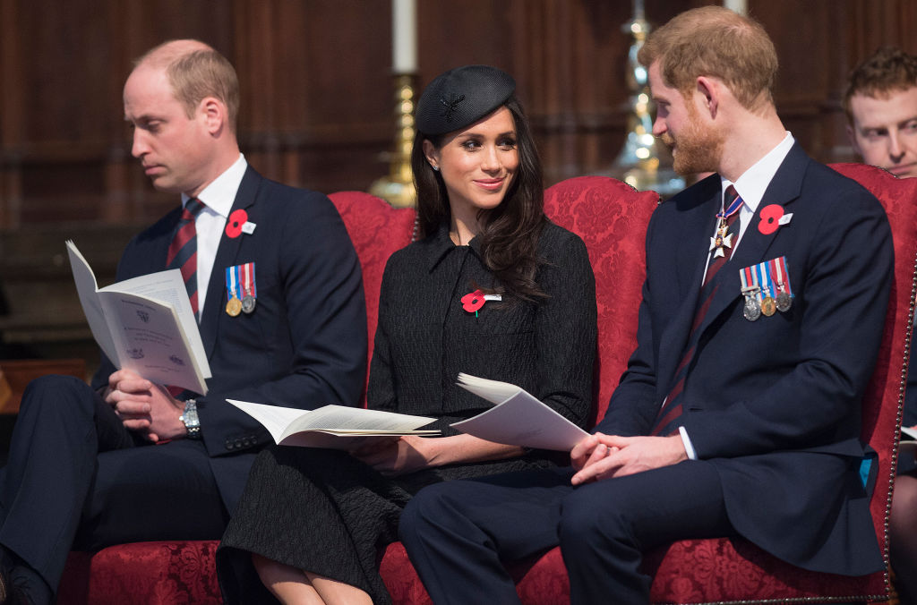 Prince William, Meghan Markle, and Prince Harry