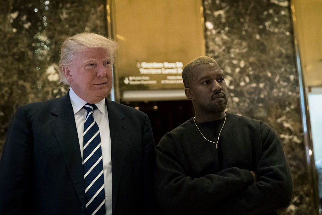 Kanye West, President Donald Trump
