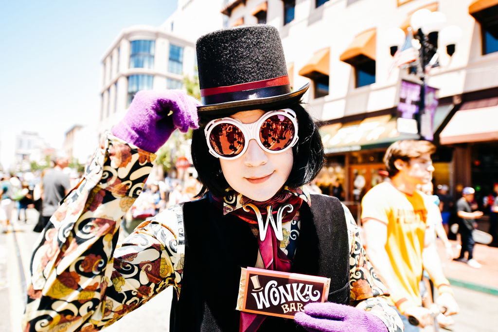 Willy Wonka Cosplayer