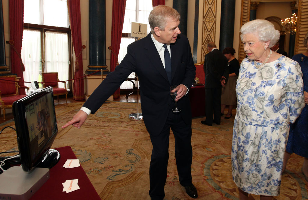 Prince Andrew and The Queen
