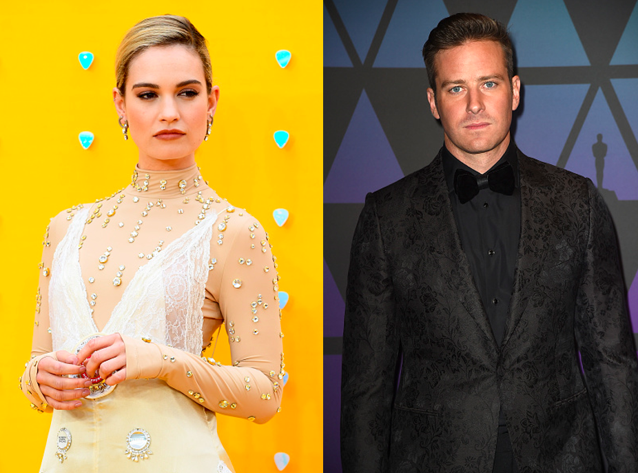 Lily James, Armie Hammer