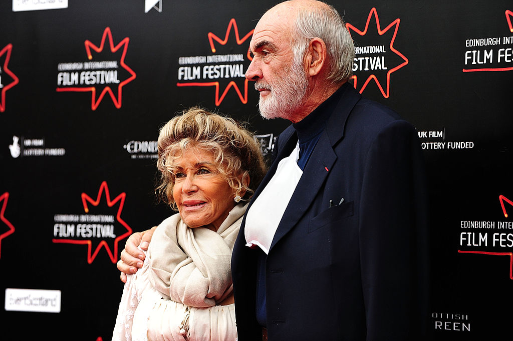 Sean Connery and wife widow Micheline Roquebrune