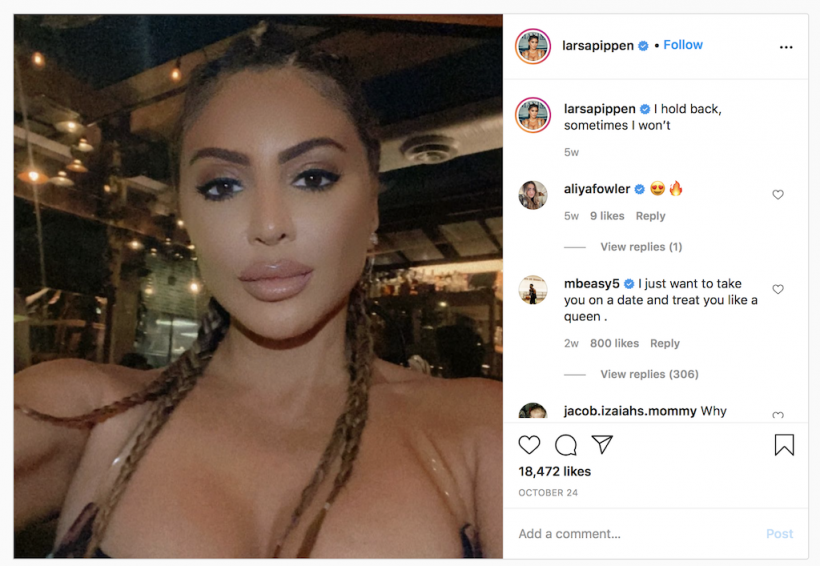 Larsa Pippen with Beasley Flirty Comment