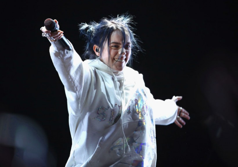 Billie Eilish performs at Outdoor Theatre during the 2019 Coachella Valley Music And Arts Festival 
