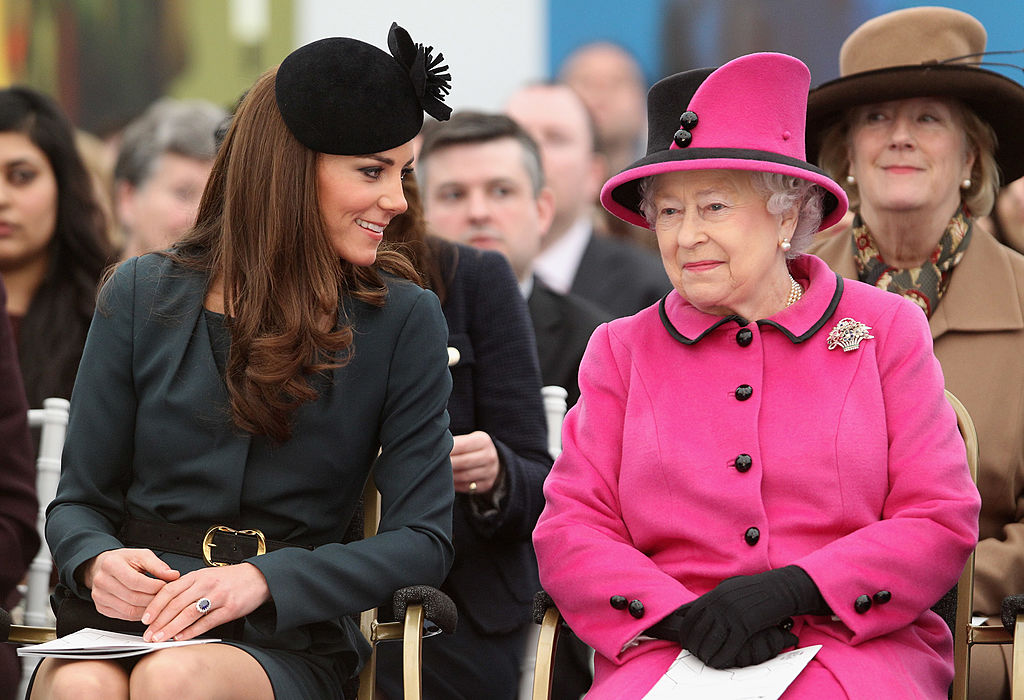 Kate Middleton with Queen Elizabeth