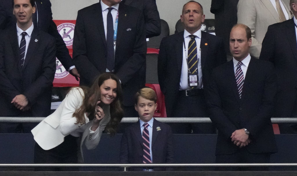 Prince George, Kate MIddleton, Prince William