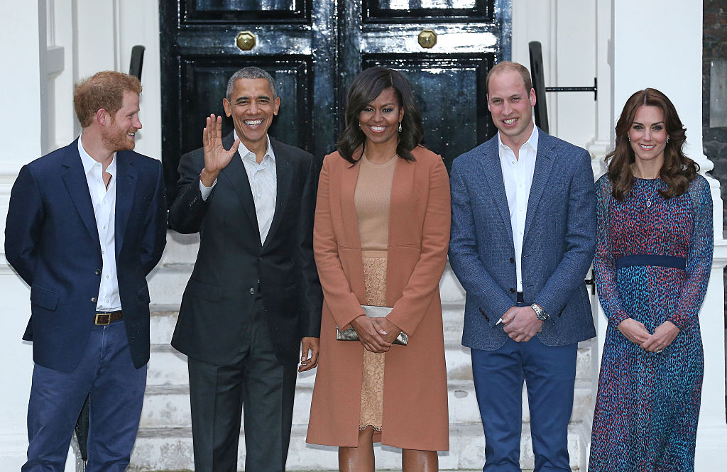 Prince Harry, Barack Obama, Michelle Obama, Prince William, Kate Middleton