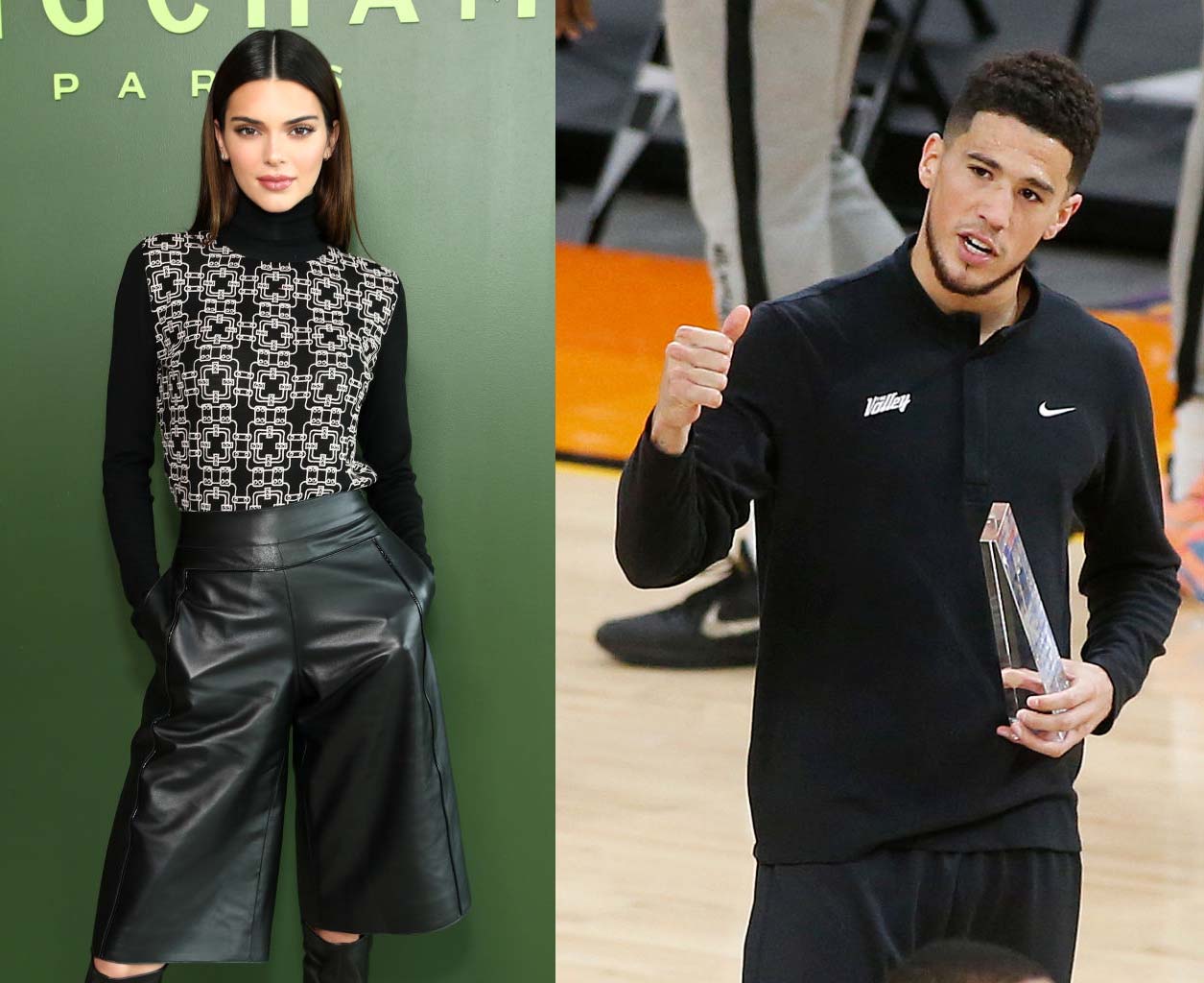 Kendall Jenner and Devin Booker 