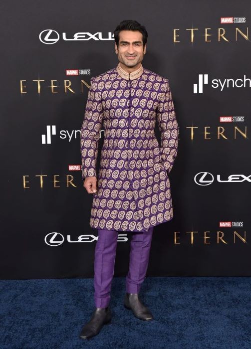 Kumail Nanjiani at the Marvel Eternals Red Carpet Premiere