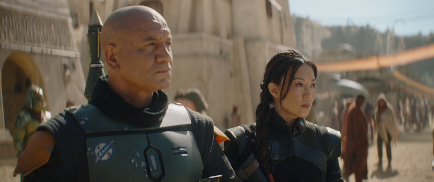 Temuera Morrison And Ming-Na Wen In the Book of Boba Fett