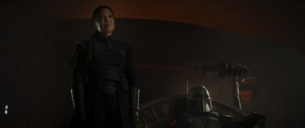 Ming-Na Wen And Temuera Morrison In the Book of Boba Fett