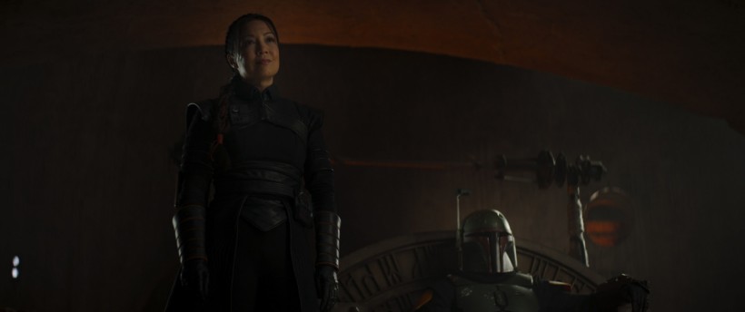 Ming-Na Wen And Temuera Morrison In the Book of Boba Fett