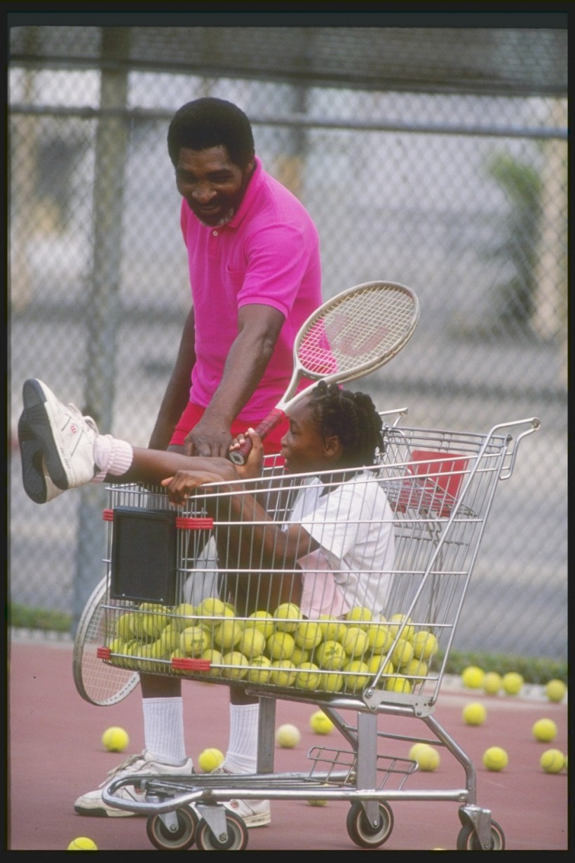 Richard Williams and Venus Williams Tennis Ball Shopping CART