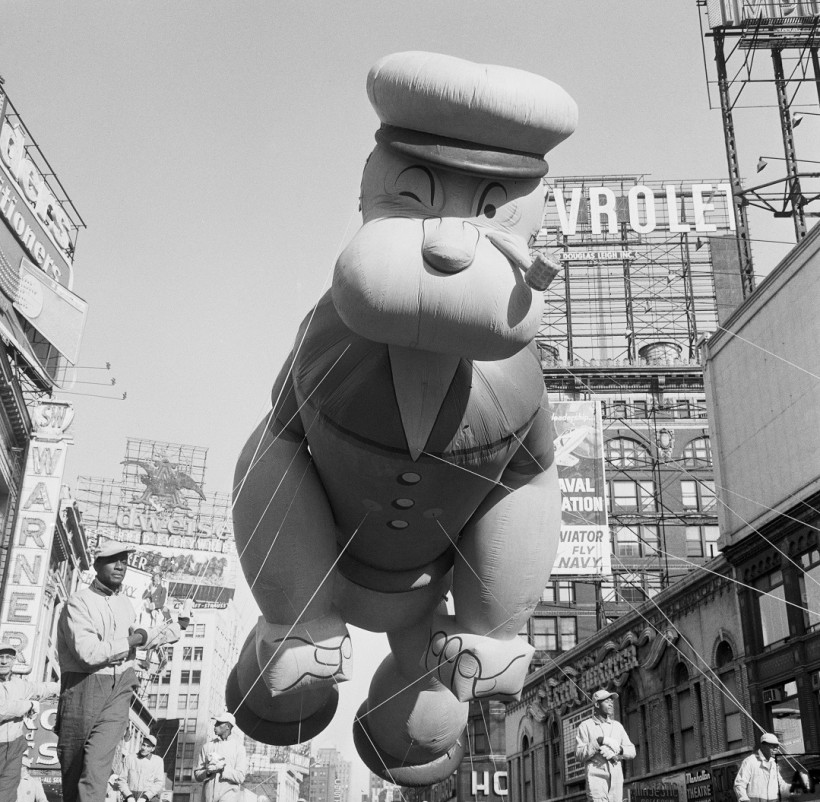 Popeye Balloon From Macy's Thanksgiving Day Parade