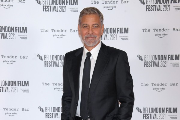 George Clooney attends the Premiere of 