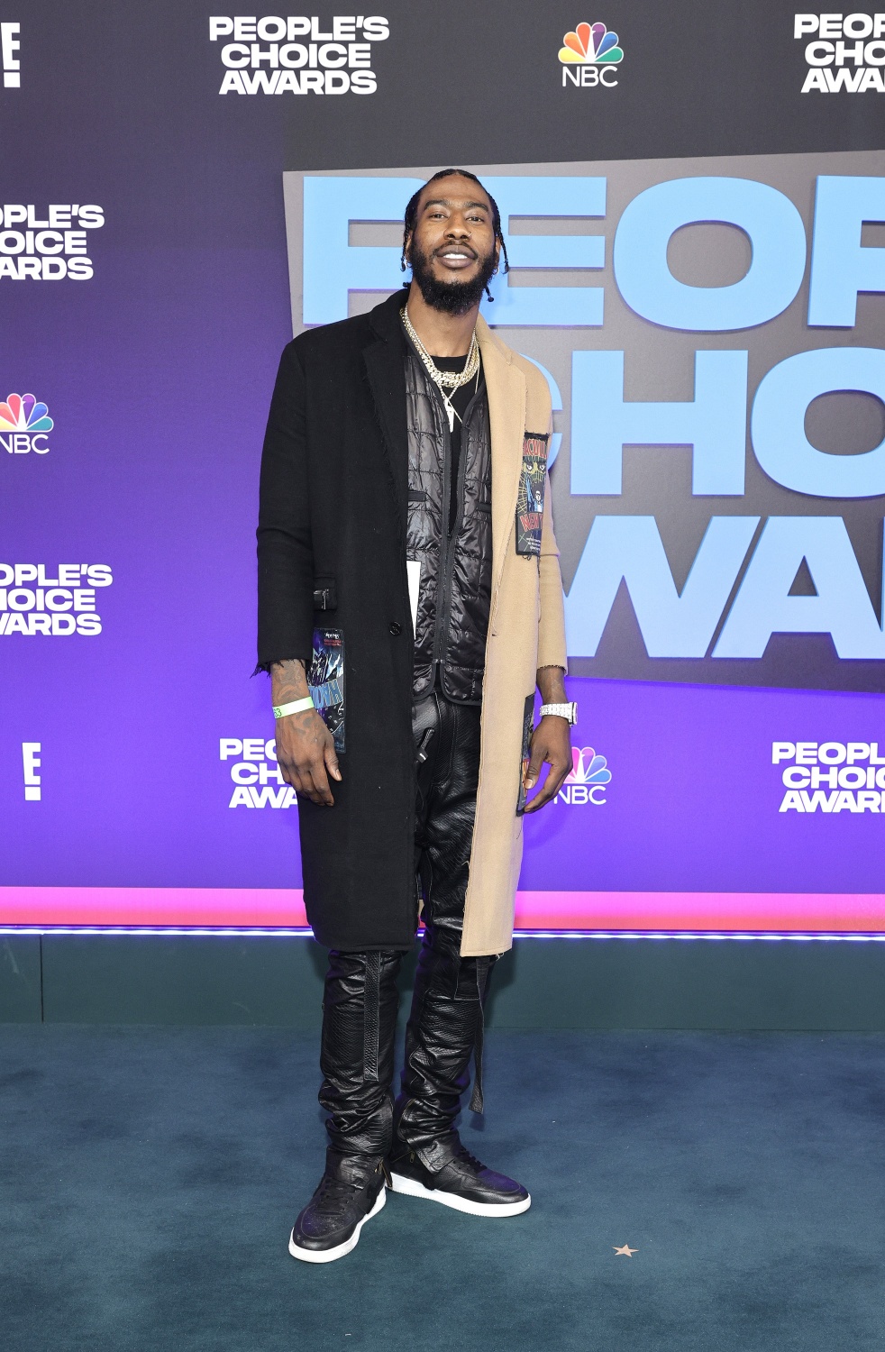 Iman Shumpert  47th Annual People's Choice Awards at Barker Hangar on December 07, 2021 in Santa Monica, California. (Photo by Amy Sussman/Getty Images,)