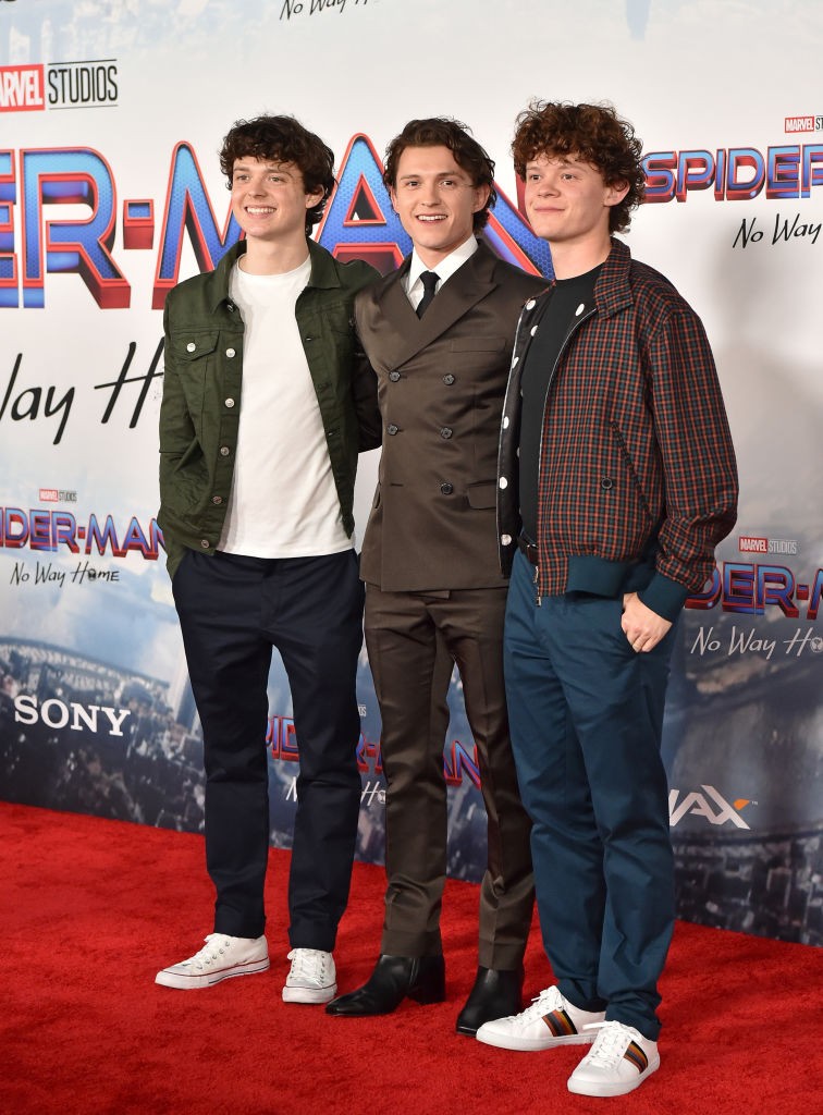 Tom Holland and his brothers attendSony Pictures' 