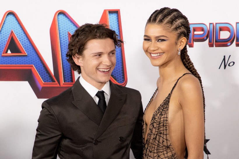 Zendaya and Tom Holland attend Sony Pictures' 