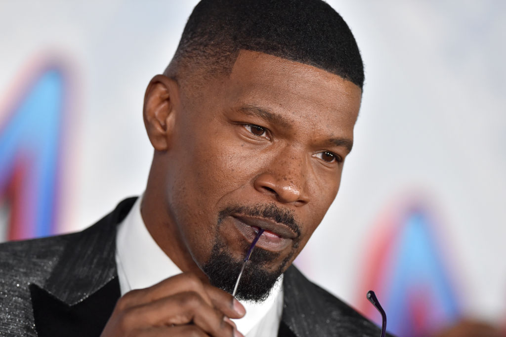 Jamie Foxx attends Sony Pictures' "Spider-Man: No Way Home" Los Angeles Premiere on December 13, 2021 in Los Angeles, California