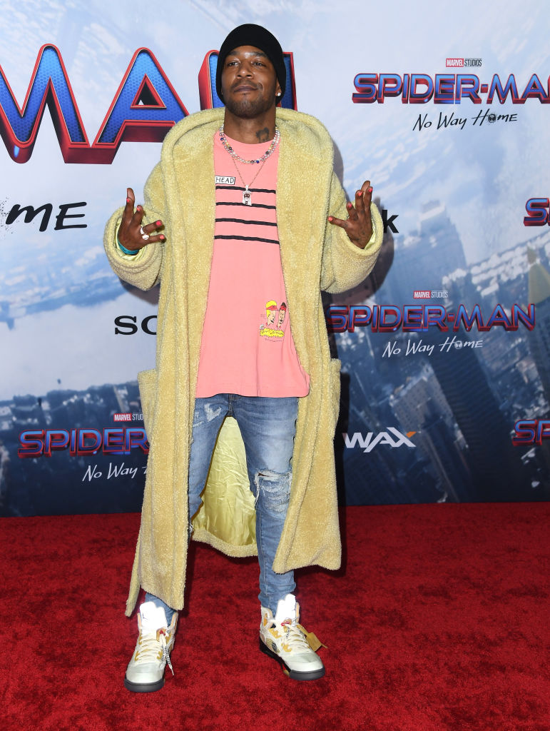 Kid Cudi arrives at the Sony Pictures' "Spider-Man: No Way Home" Los Angeles Premiere on December 13, 2021 in Los Angeles, California. 