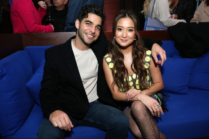 Freddy Wexler and Ashley Park attend Netflix's Emily In Paris Season 2 special screening at The West Hollywood EDITION on December 15, 2021 in West Hollywood, California.