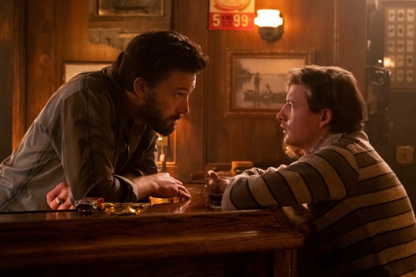 Ben Affleck and Tye Sheridan in ‘The Tender Bar'