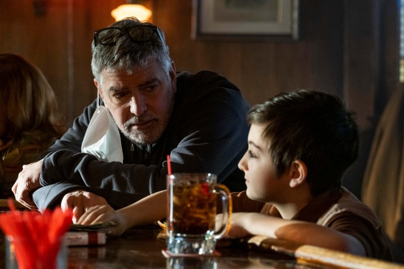 George Clooney directing Daniel Ranieri in ‘The Tender Bar'