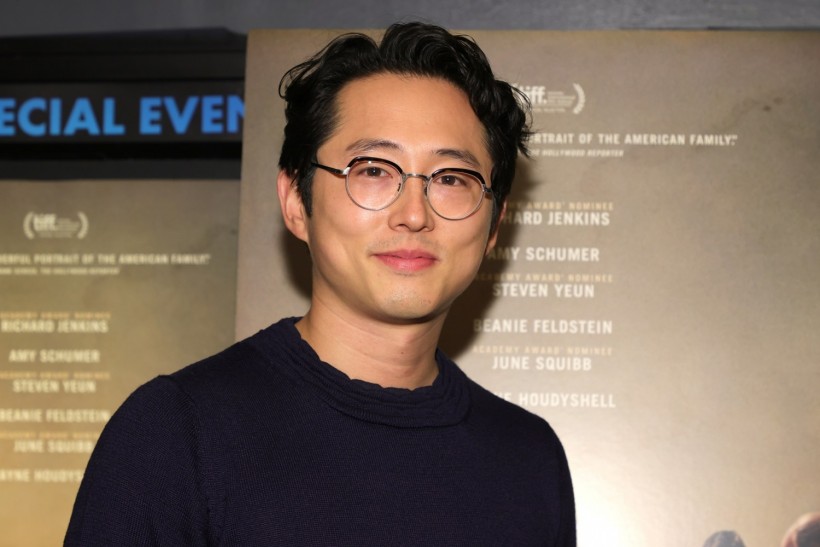 NEW YORK, NEW YORK - NOVEMBER 18: Steven Yeun attends as A24 and the Cinema Society host a screening of 
