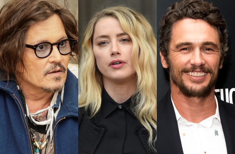 Johnny Depp, Amber Heard, James Franco