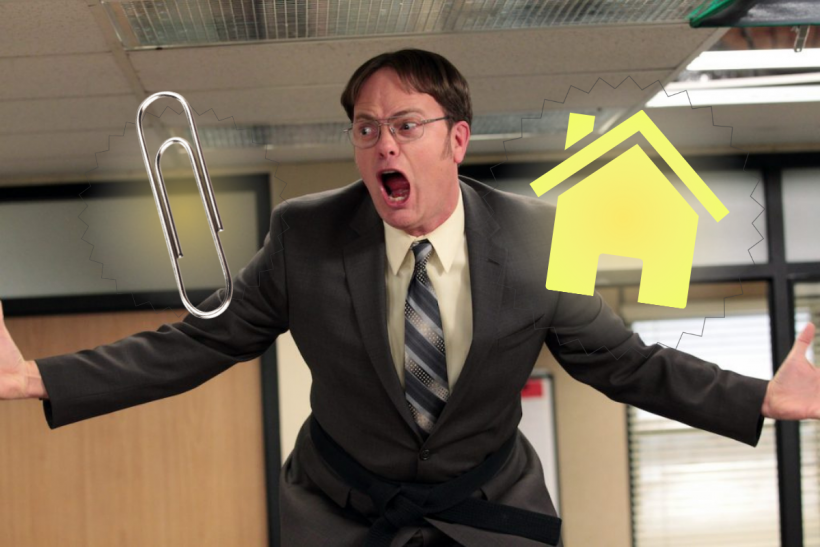 dwight schrute the art of the swap after demi skipper trades paperclip for house