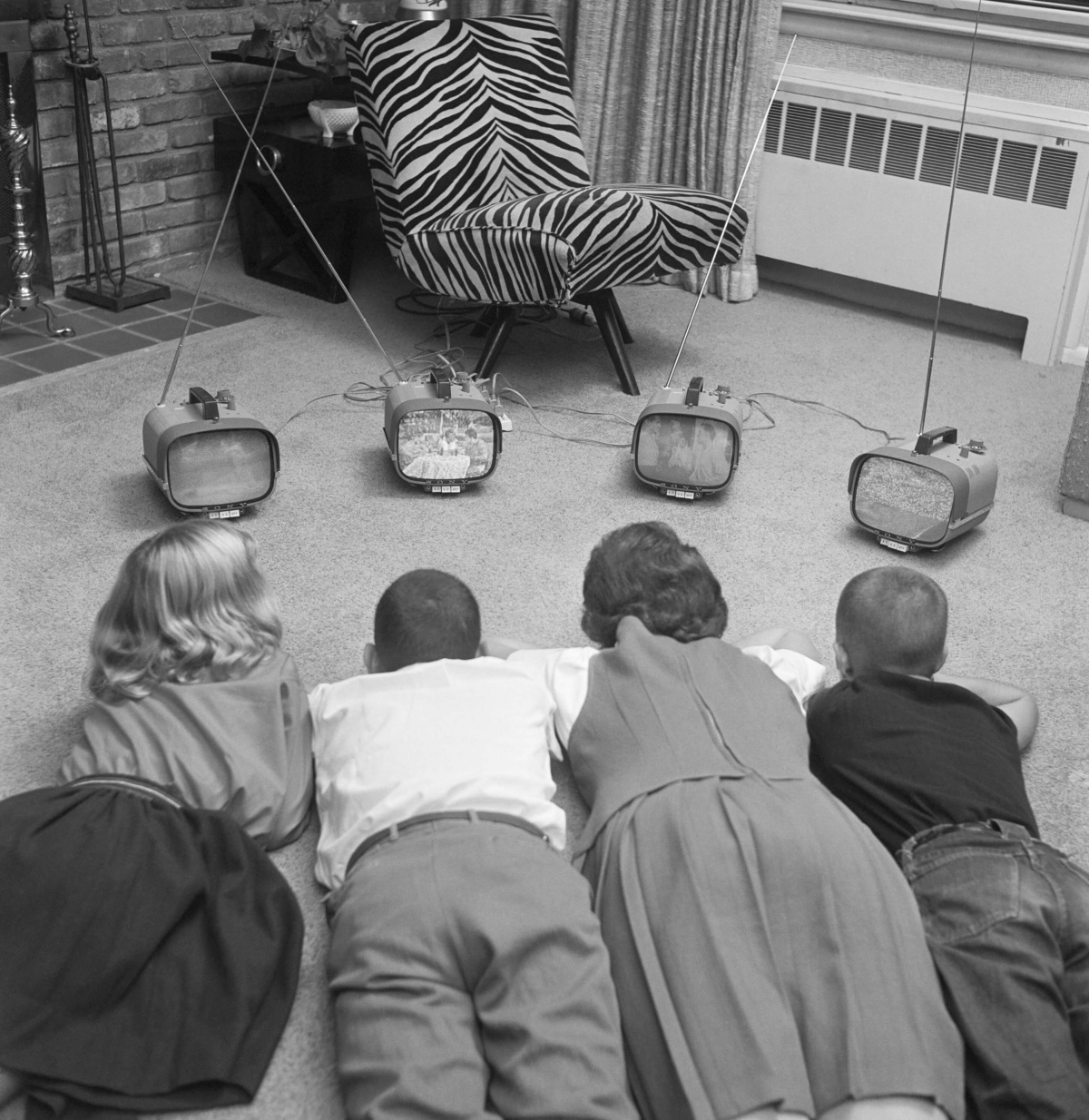 Children Watching Television