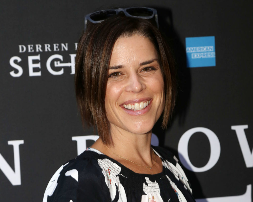 Neve Campbell poses at the opening night of "Derren Brown: Secret" on Broadway at The Cort Theatre on September 15, 2019 in New York City. 
