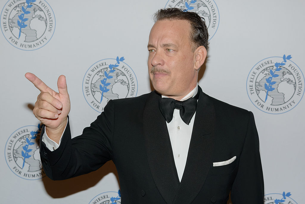 Actor Tom Hanks attends the 2012 Arts For Humanity Gala at New York Public Library on October 17, 2012 in New York City.
