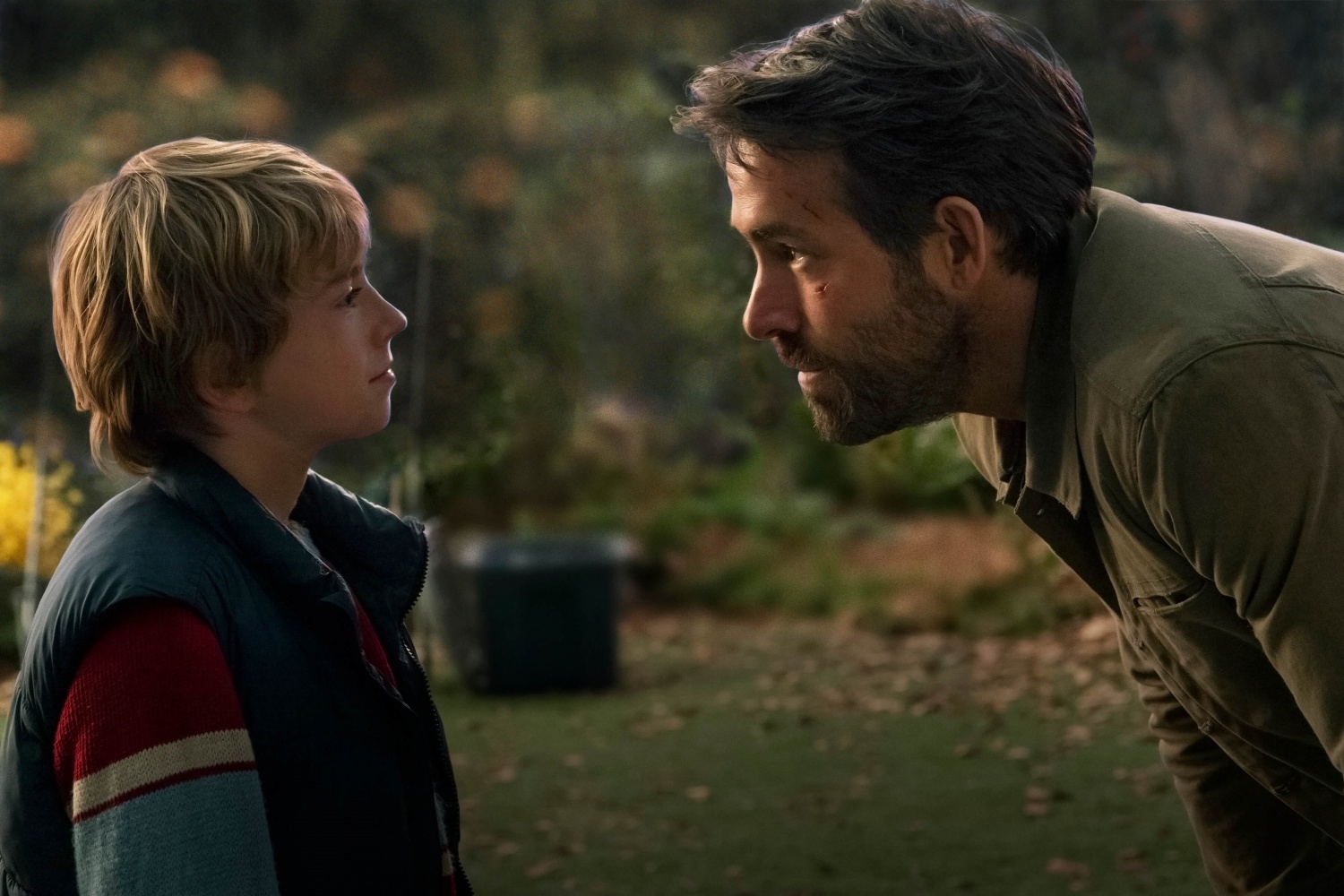 Walker Scobell and Ryan Reynolds in Netflix’s ‘The Adam Project'