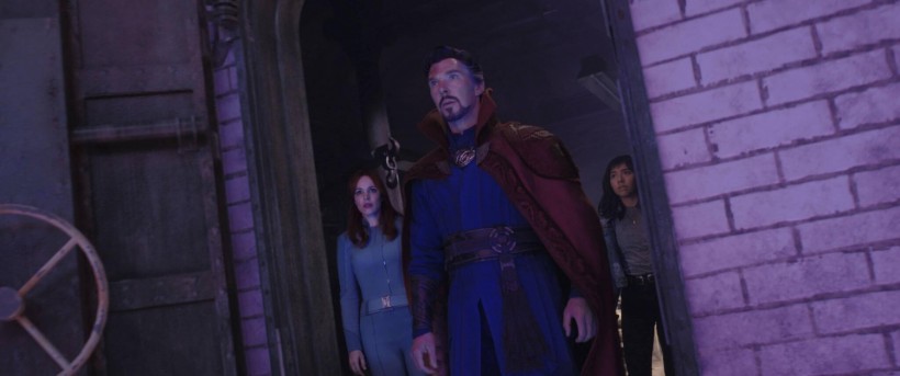Rachel McAdams, Benedict Cumberbatch and Xochitl Gomez in 'Doctor Strange In The Multiverse Of Madness'