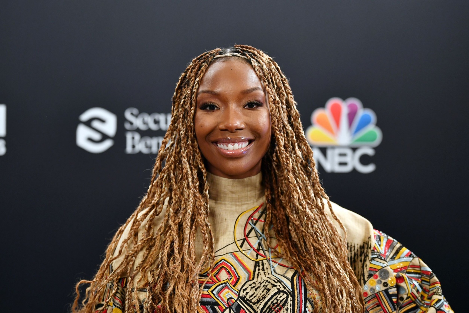HOLLYWOOD, CALIFORNIA - OCTOBER 14: In this image released on October 14, Brandy poses backstage at the 2020 Billboard Music Awards, broadcast on October 14, 2020 at the Dolby Theatre in Los Angeles, CA. 